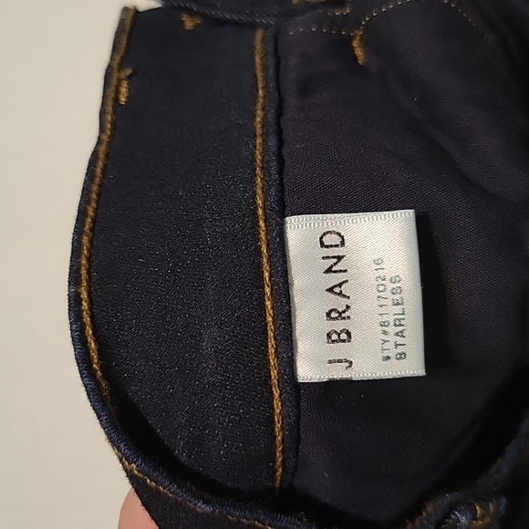 J Brand starless dark wash mid rise flared jeans Women's size 27 - Picture 7 of 8